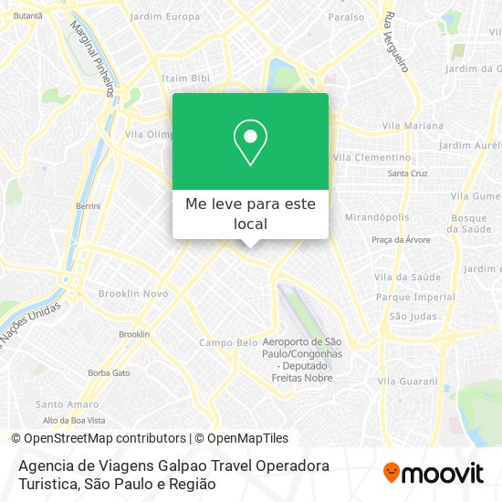 Agencia de Viagens Galpao Travel Operadora Turistica mapa