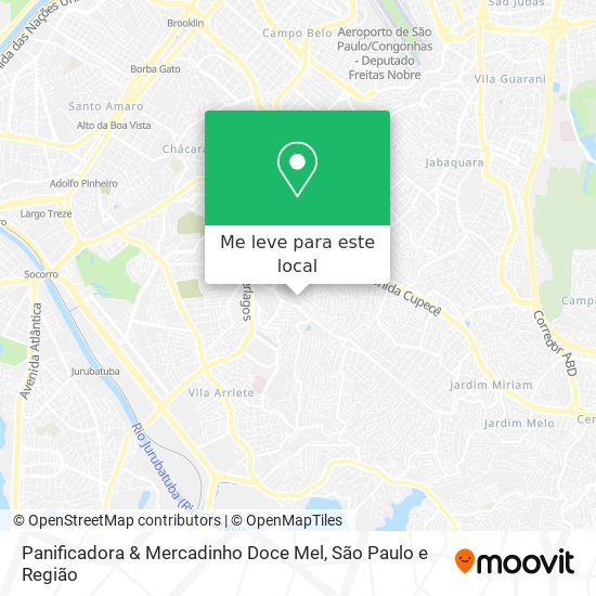 Panificadora & Mercadinho Doce Mel mapa