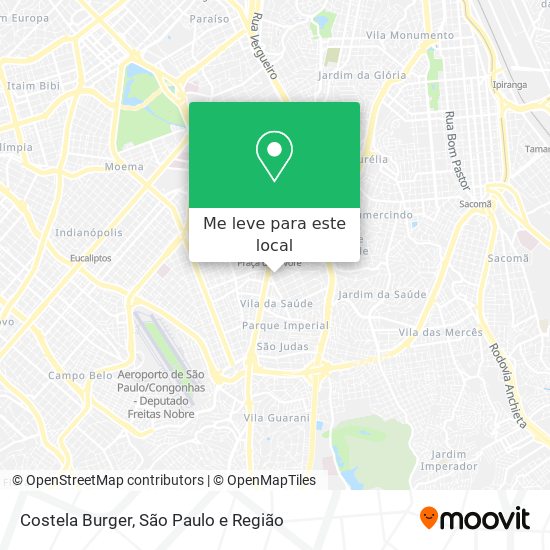 Costela Burger mapa