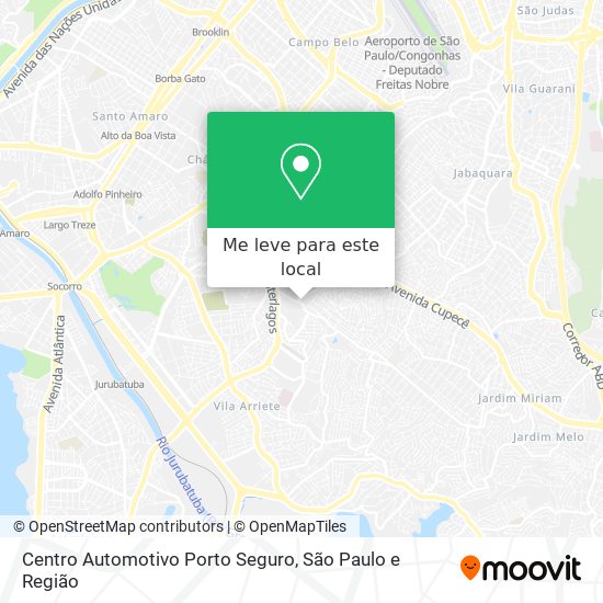 Centro Automotivo Porto Seguro mapa