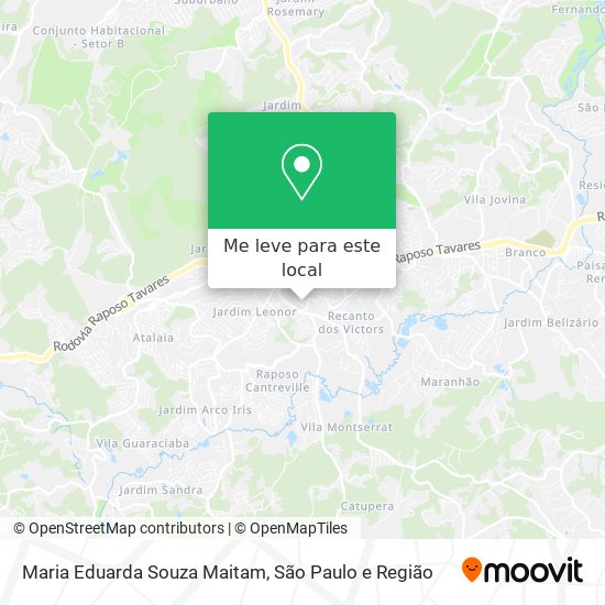 Maria Eduarda Souza Maitam mapa