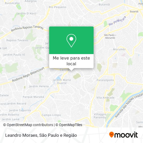 Leandro Moraes mapa