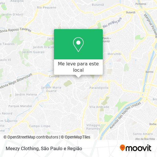 Meezy Clothing mapa