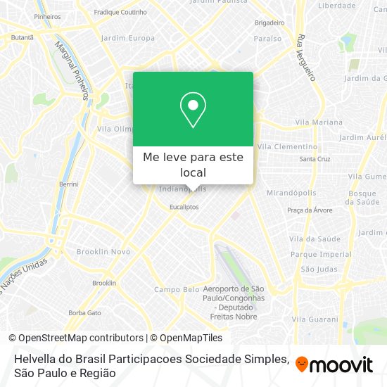 Helvella do Brasil Participacoes Sociedade Simples mapa