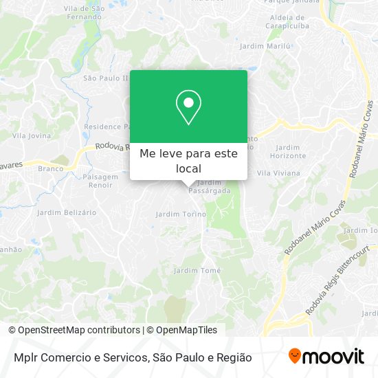 Mplr Comercio e Servicos mapa
