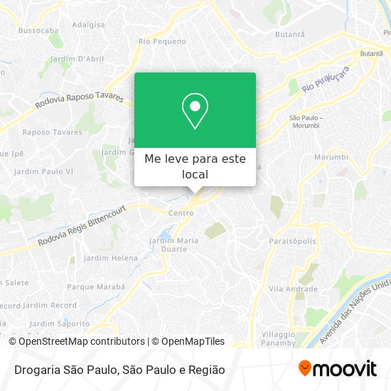 Drogaria São Paulo mapa