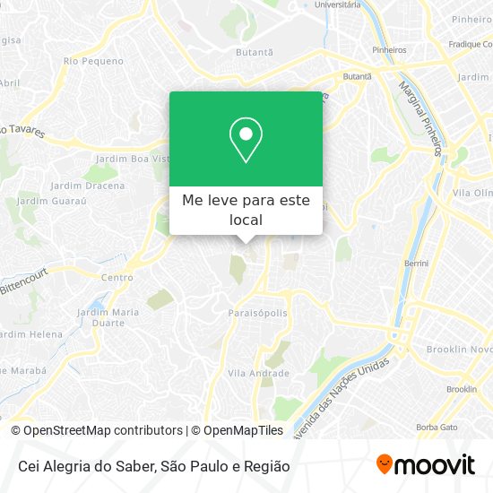Cei Alegria do Saber mapa