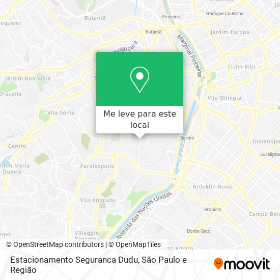 Estacionamento Seguranca Dudu mapa