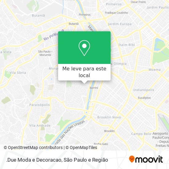 .Due Moda e Decoracao mapa