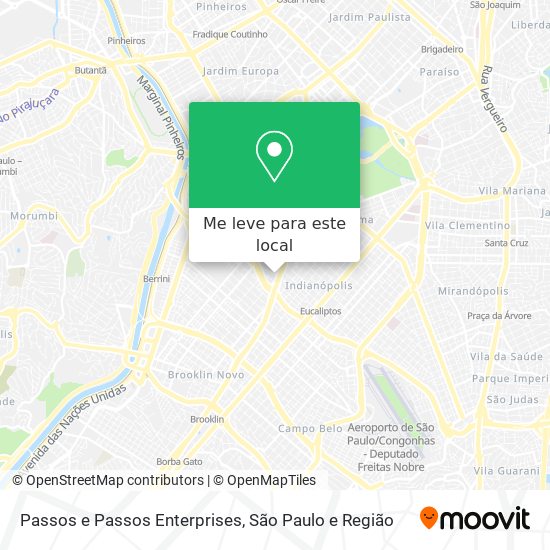 Passos e Passos Enterprises mapa