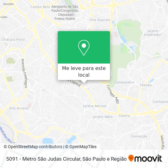 5091 - Metro São Judas Circular mapa