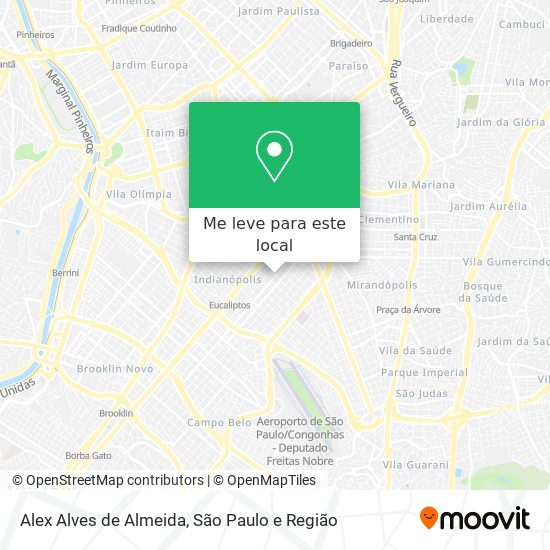 Alex Alves de Almeida mapa