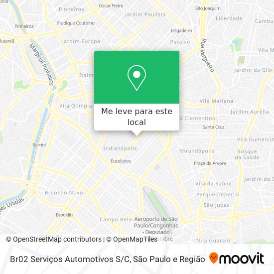 Br02 Serviços Automotivos S/C mapa