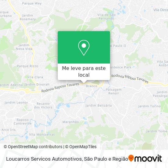 Loucarros Servicos Automotivos mapa