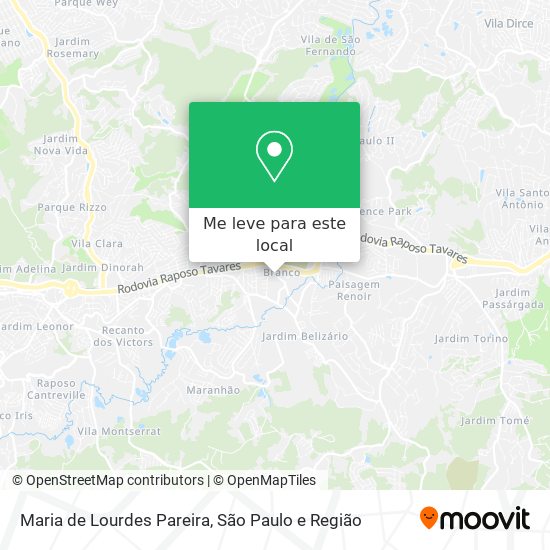 Maria de Lourdes Pareira mapa