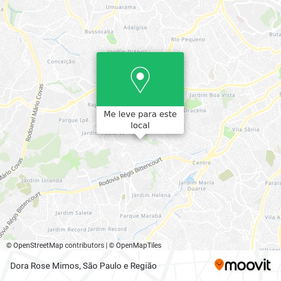 Dora Rose Mimos mapa