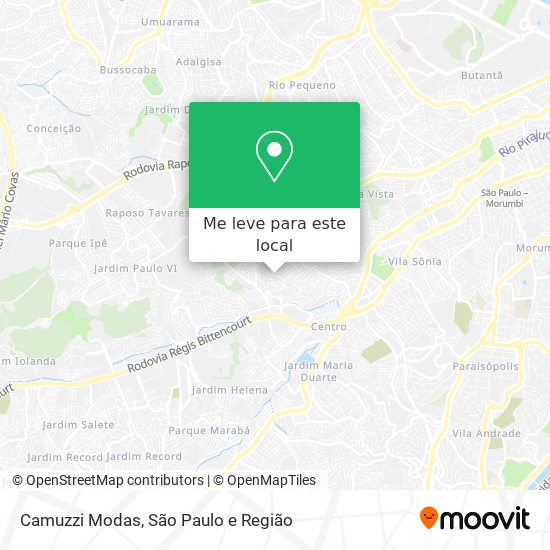 Camuzzi Modas mapa