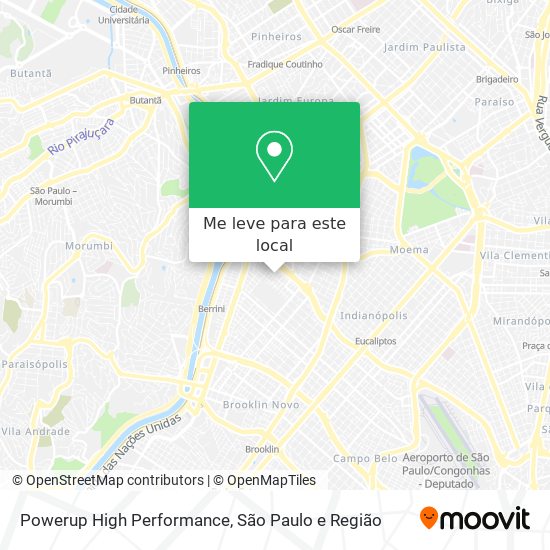 Powerup High Performance mapa