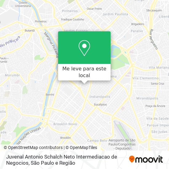 Juvenal Antonio Schalch Neto Intermediacao de Negocios mapa