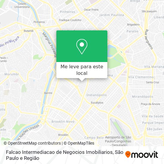 Falcao Intermediacao de Negocios Imobiliarios mapa