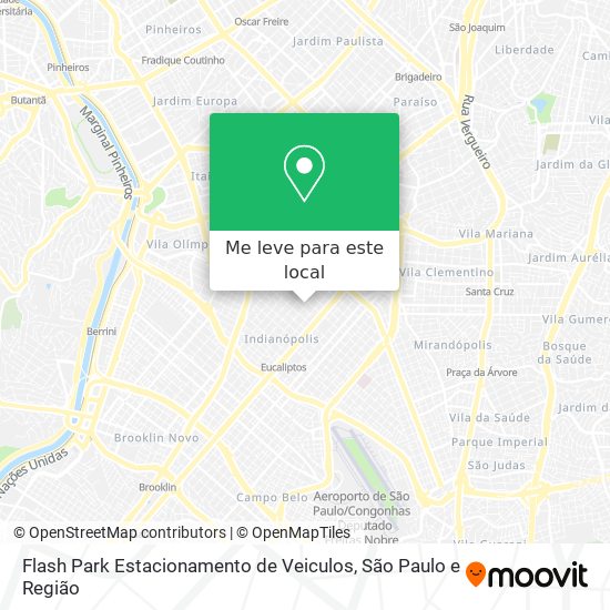 Flash Park Estacionamento de Veiculos mapa