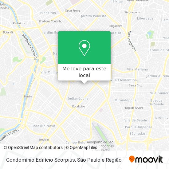 Condomínio Edifício Scorpius mapa