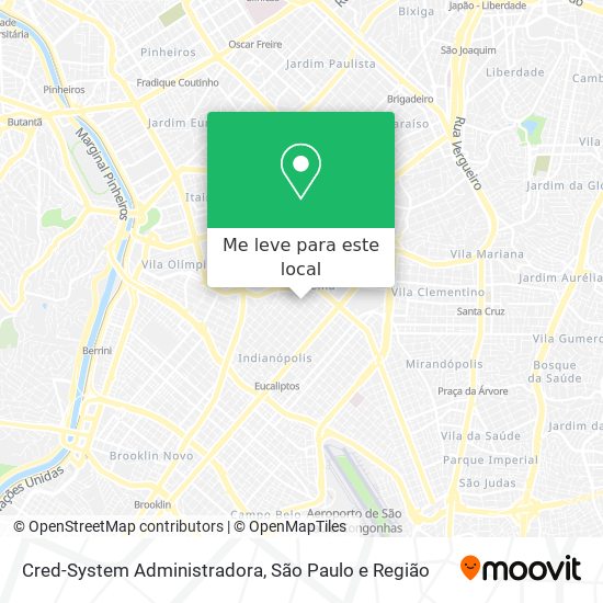Cred-System Administradora mapa