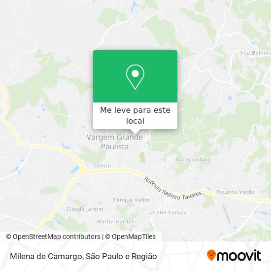 Milena de Camargo mapa