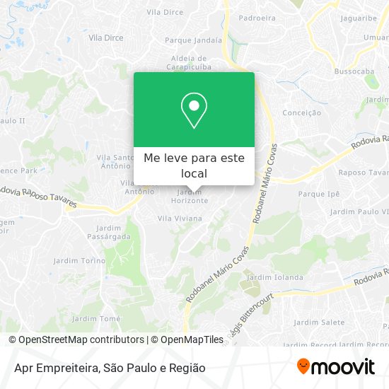 Apr Empreiteira mapa