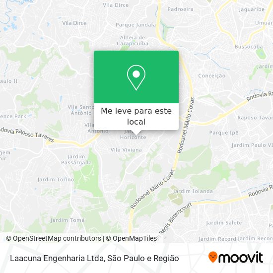 Laacuna Engenharia Ltda mapa