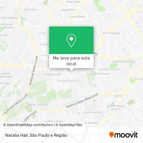 Natalia Hair mapa