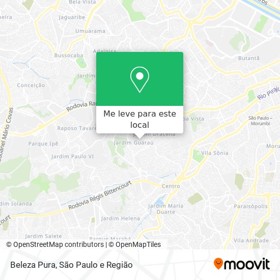 Beleza Pura mapa