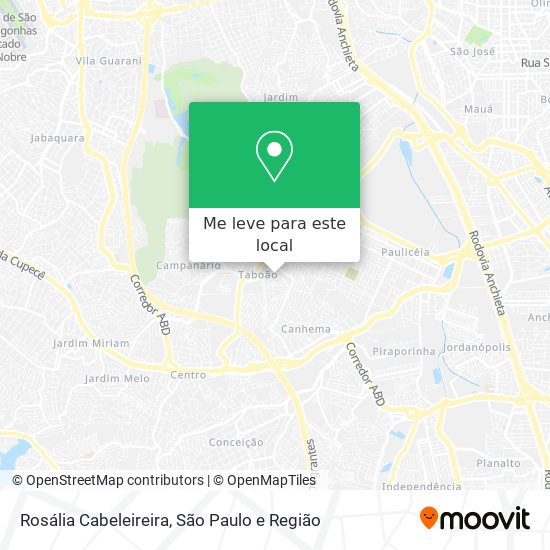 Rosália Cabeleireira mapa