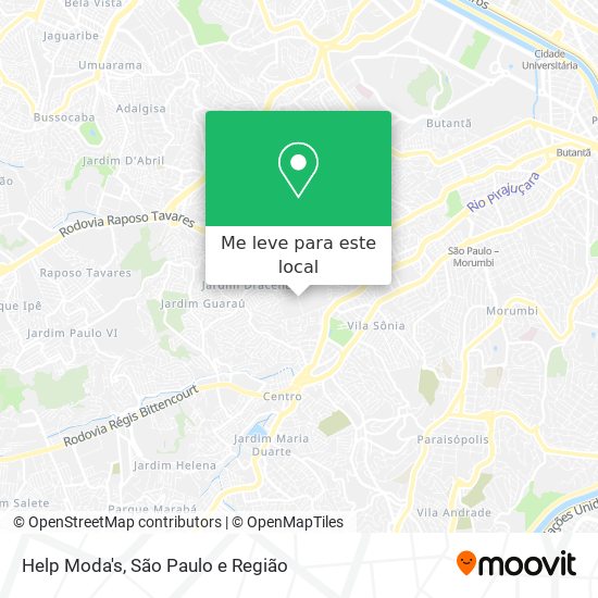 Help Moda's mapa