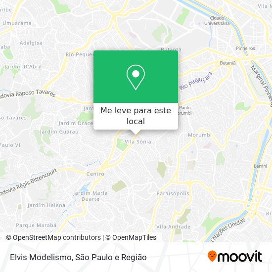 Elvis Modelismo mapa