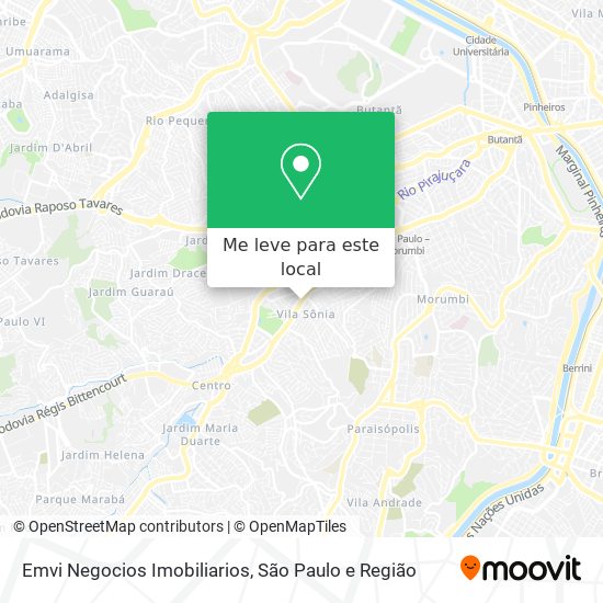 Emvi Negocios Imobiliarios mapa