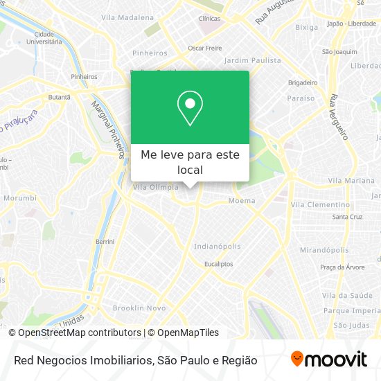 Red Negocios Imobiliarios mapa