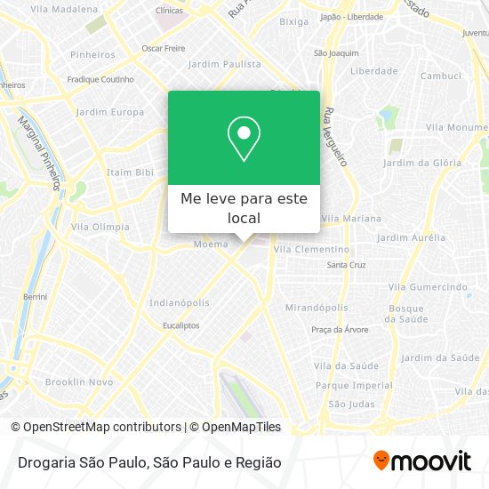 Drogaria São Paulo mapa