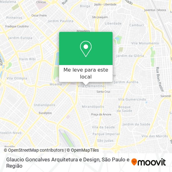 Glaucio Goncalves Arquitetura e Design mapa