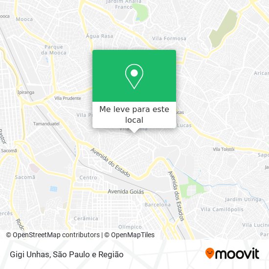 Gigi Unhas mapa