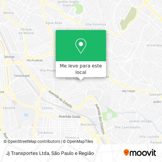 Jj Transportes Ltda mapa