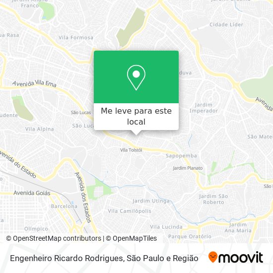 Engenheiro Ricardo Rodrigues mapa