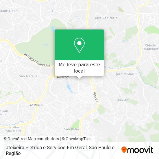 Jteixeira Eletrica e Servicos Em Geral mapa