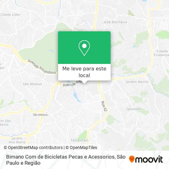 Bimano Com de Bicicletas Pecas e Acessorios mapa