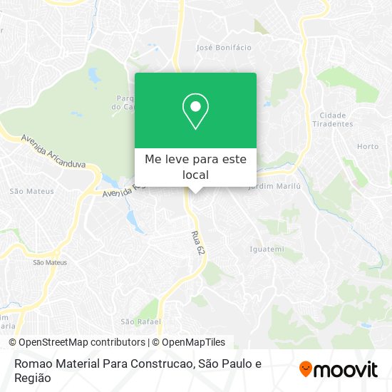 Romao Material Para Construcao mapa