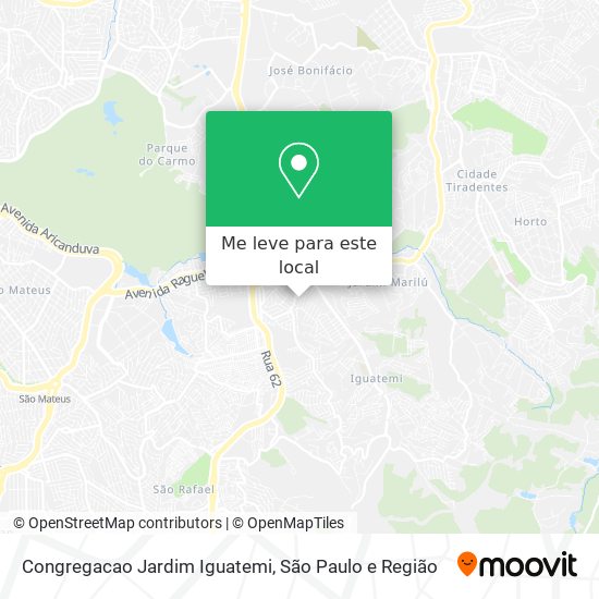 Congregacao Jardim Iguatemi mapa