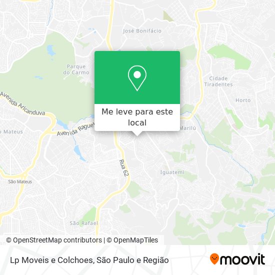 Lp Moveis e Colchoes mapa