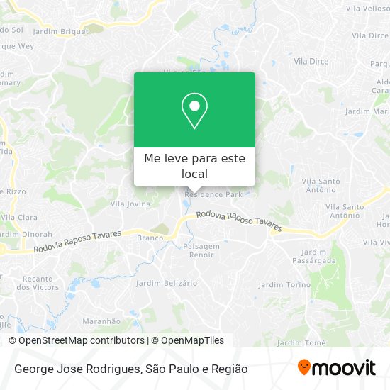 George Jose Rodrigues mapa