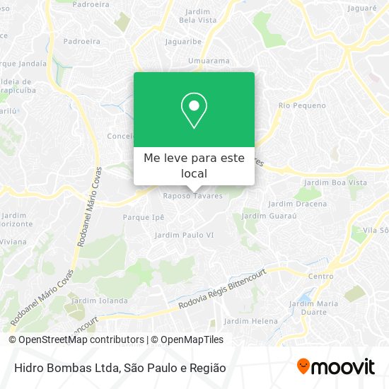 Hidro Bombas Ltda mapa