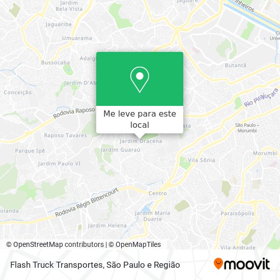 Flash Truck Transportes mapa